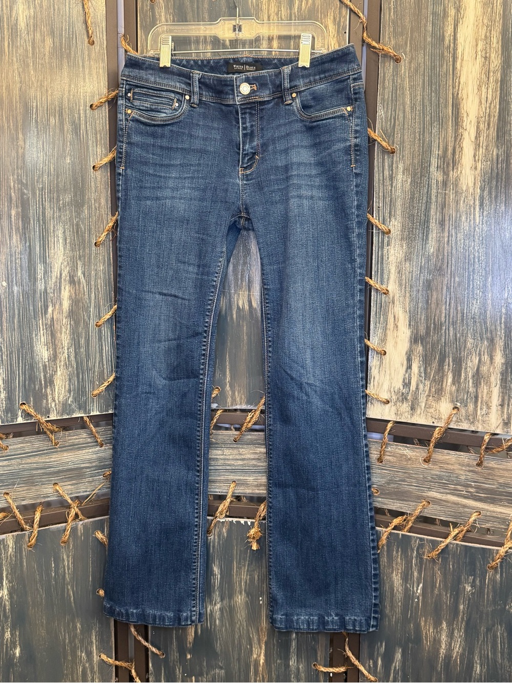 White House Black Market Midnight Blue Bootcut Jeans
